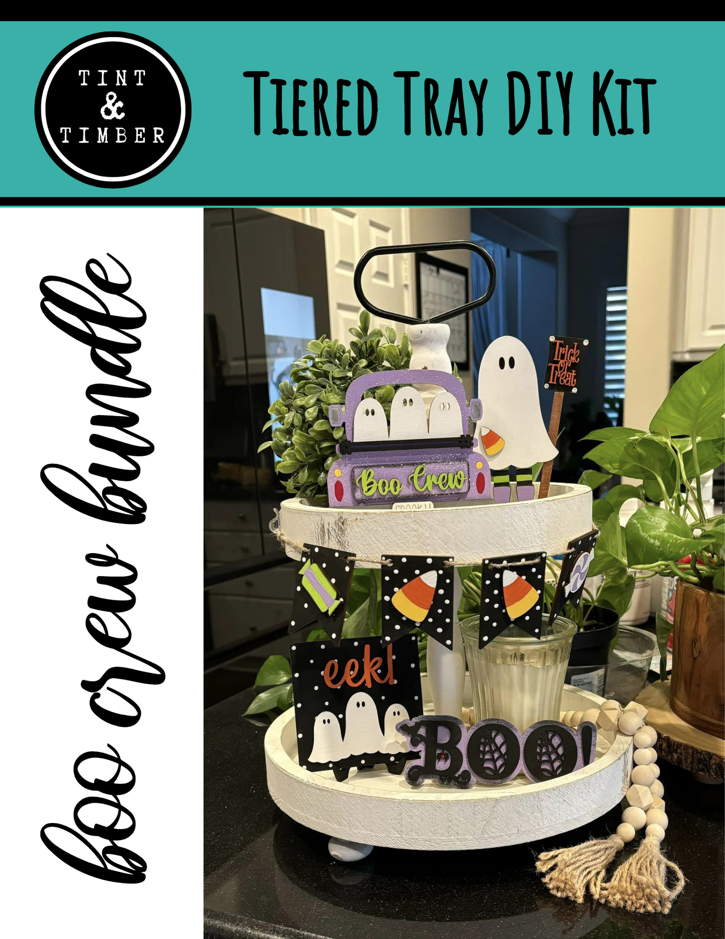 Tiered Tray DIY Kit - Boo Crew Bundle