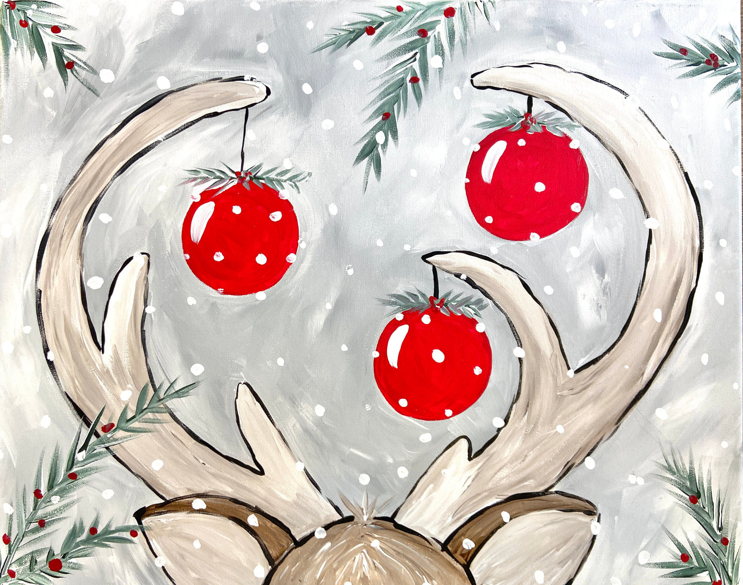 Deer with Ornaments