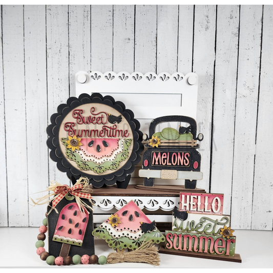 Tiered Tray DIY Kit - Vintage Watermelon