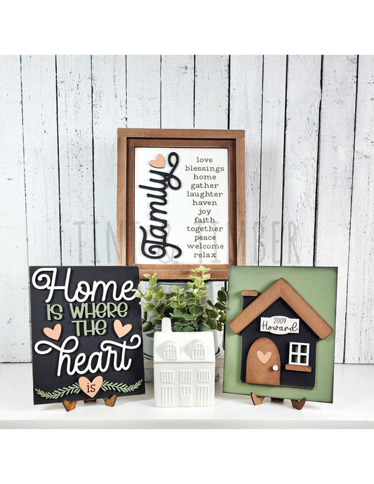 Trio Signs - Family Home