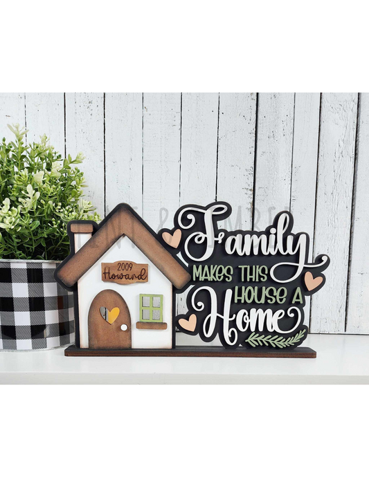 Word Art - Family Home