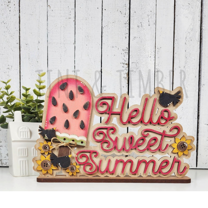 Word Art - Vintage Watermelon