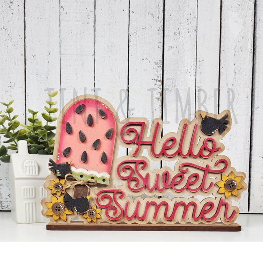 Word Art - Vintage Watermelon
