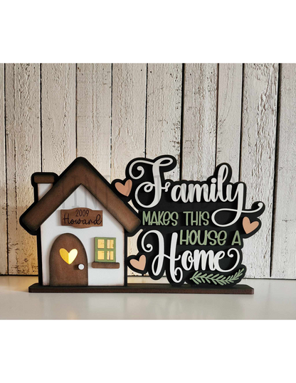 Word Art - Family Home