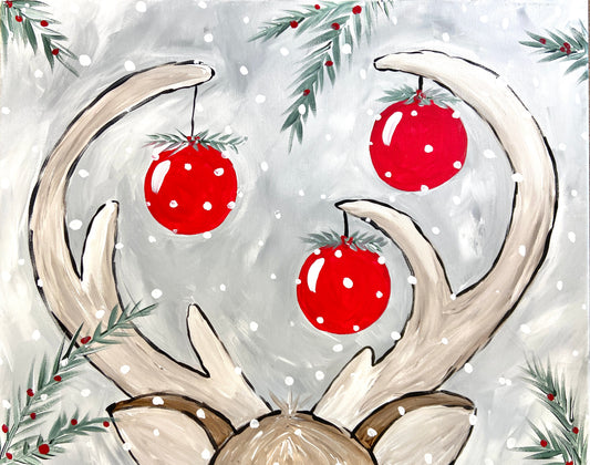 Deer with Ornaments
