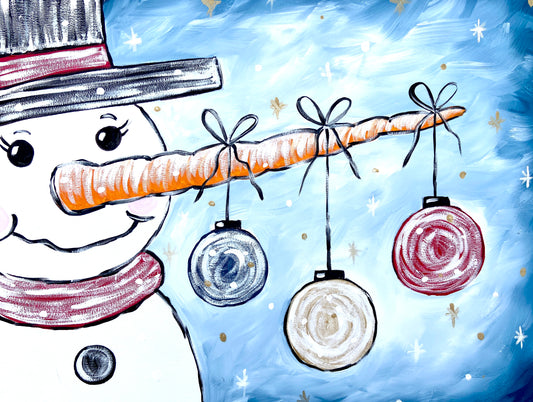 Snowman with Ornaments