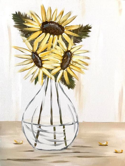 Sunflowers in Vase